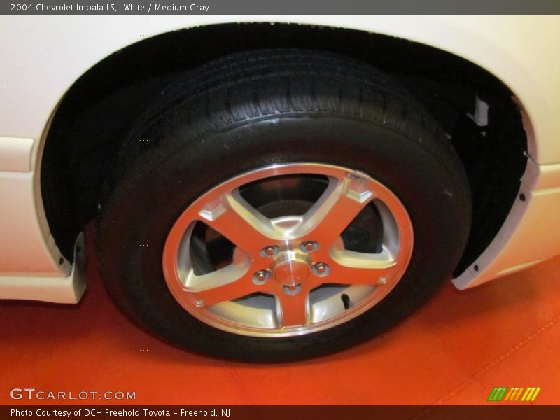 White / Medium Gray 2004 Chevrolet Impala LS
