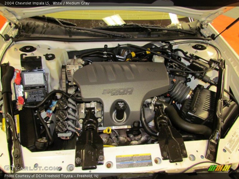 White / Medium Gray 2004 Chevrolet Impala LS