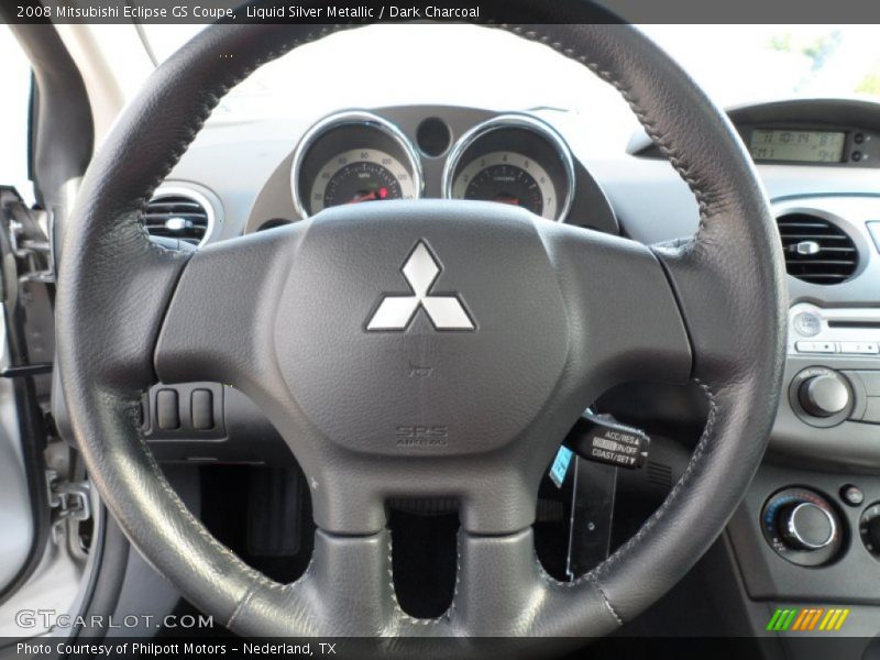 Liquid Silver Metallic / Dark Charcoal 2008 Mitsubishi Eclipse GS Coupe