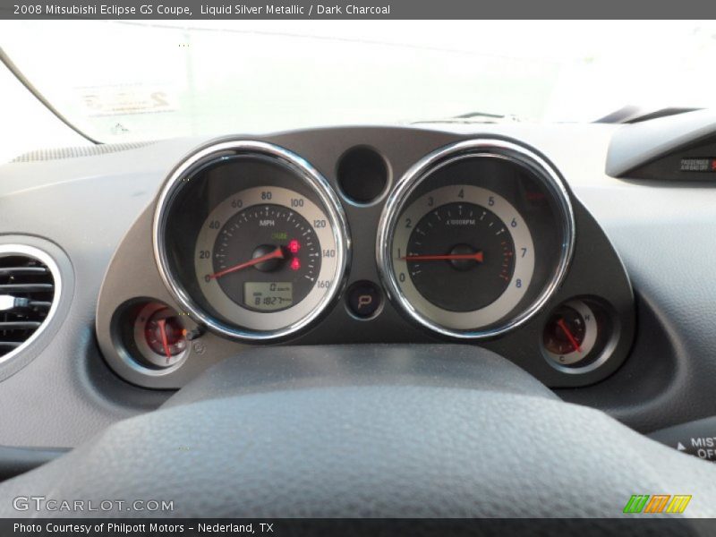 Liquid Silver Metallic / Dark Charcoal 2008 Mitsubishi Eclipse GS Coupe
