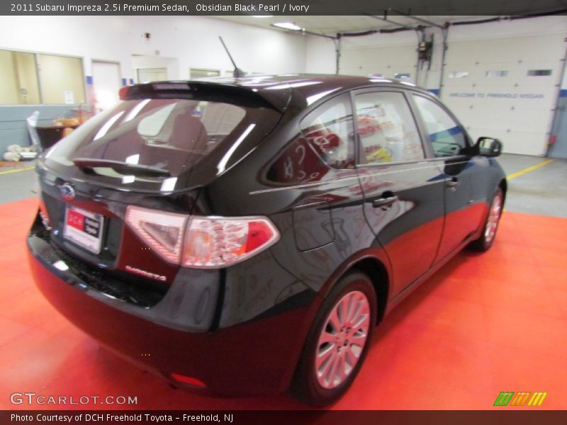 Obsidian Black Pearl / Ivory 2011 Subaru Impreza 2.5i Premium Sedan