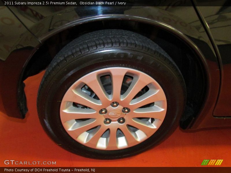 Obsidian Black Pearl / Ivory 2011 Subaru Impreza 2.5i Premium Sedan
