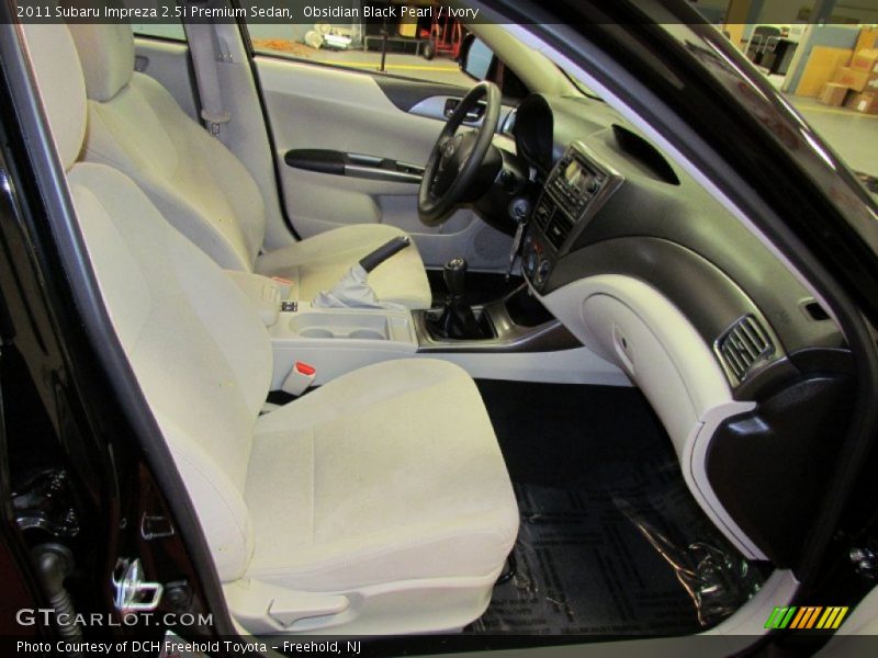 Obsidian Black Pearl / Ivory 2011 Subaru Impreza 2.5i Premium Sedan