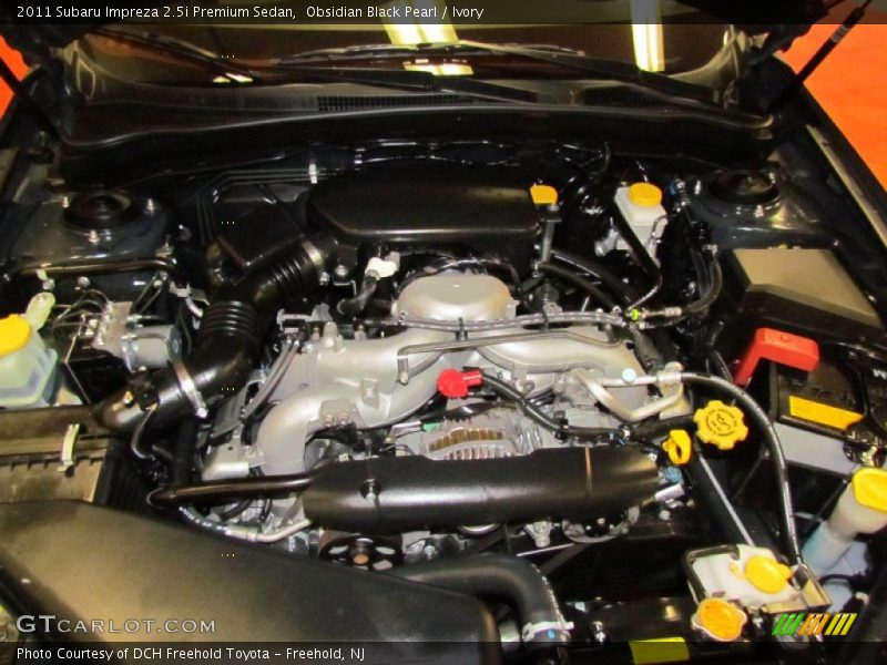 Obsidian Black Pearl / Ivory 2011 Subaru Impreza 2.5i Premium Sedan