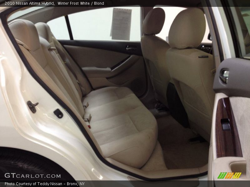 Winter Frost White / Blond 2010 Nissan Altima Hybrid