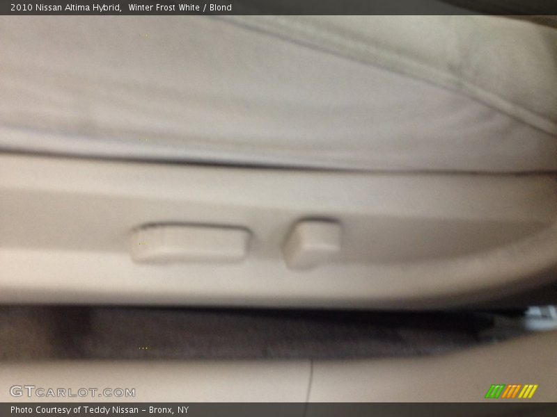 Winter Frost White / Blond 2010 Nissan Altima Hybrid