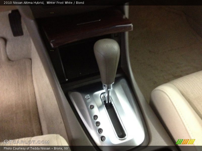 Winter Frost White / Blond 2010 Nissan Altima Hybrid