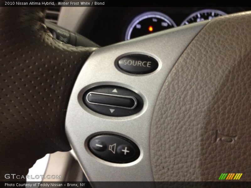 Winter Frost White / Blond 2010 Nissan Altima Hybrid