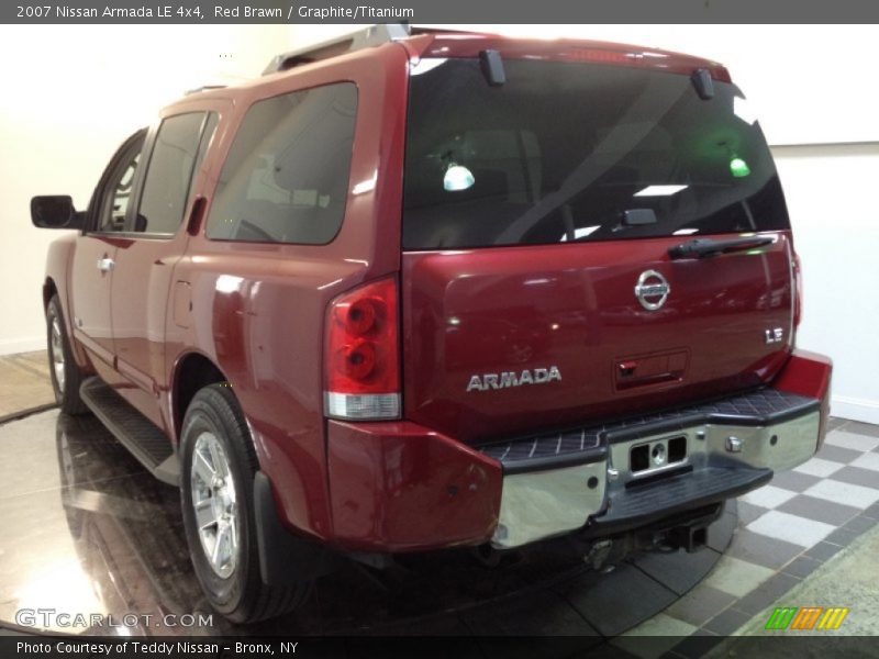 Red Brawn / Graphite/Titanium 2007 Nissan Armada LE 4x4