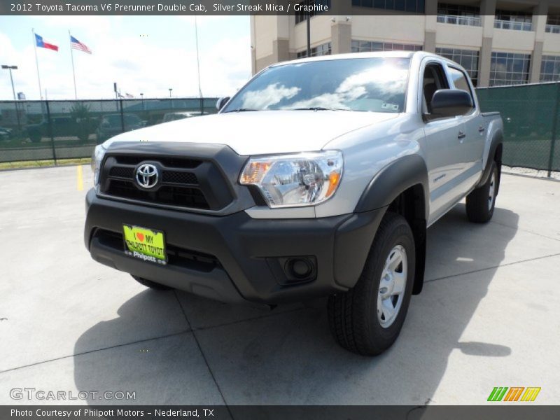 Silver Streak Mica / Graphite 2012 Toyota Tacoma V6 Prerunner Double Cab