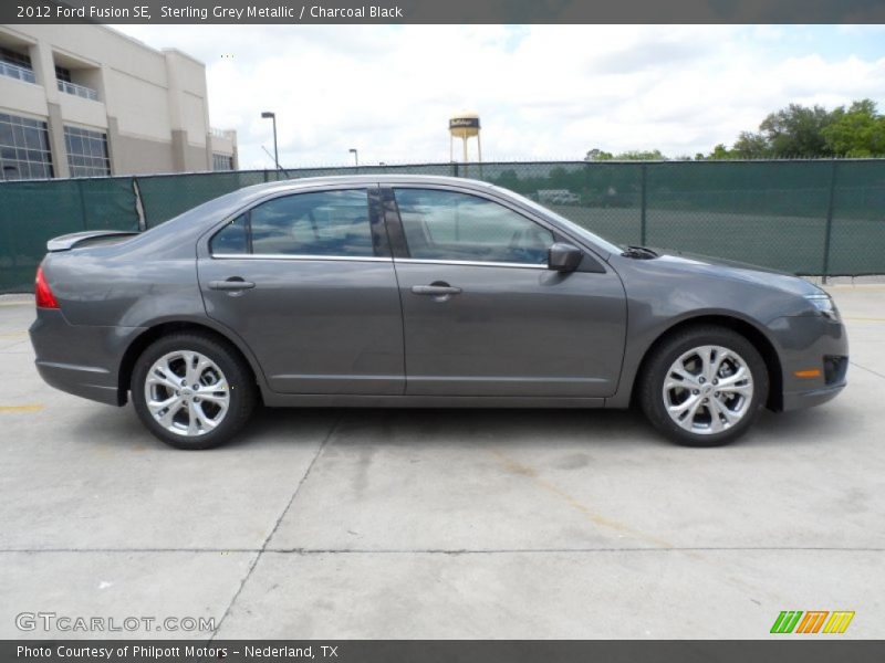 Sterling Grey Metallic / Charcoal Black 2012 Ford Fusion SE
