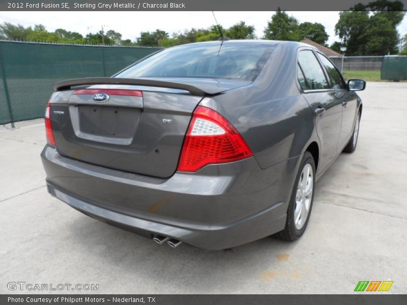 Sterling Grey Metallic / Charcoal Black 2012 Ford Fusion SE