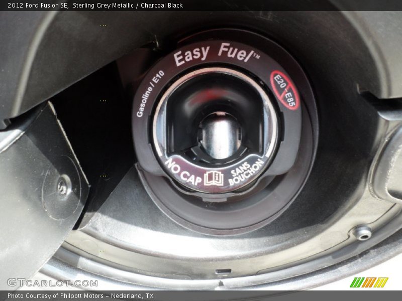 Sterling Grey Metallic / Charcoal Black 2012 Ford Fusion SE