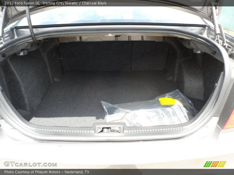 Sterling Grey Metallic / Charcoal Black 2012 Ford Fusion SE