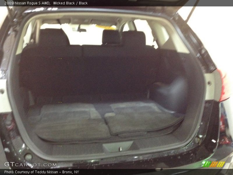 Wicked Black / Black 2009 Nissan Rogue S AWD