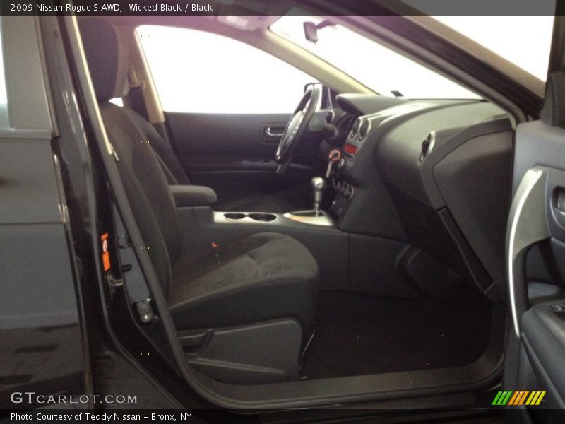 Wicked Black / Black 2009 Nissan Rogue S AWD