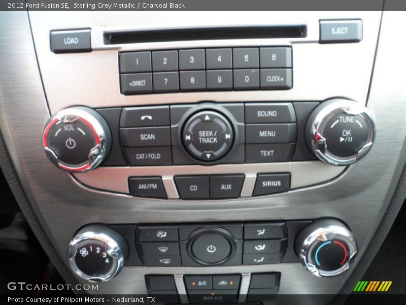 Sterling Grey Metallic / Charcoal Black 2012 Ford Fusion SE