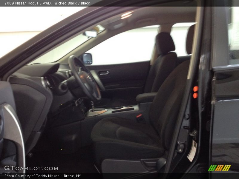 Wicked Black / Black 2009 Nissan Rogue S AWD
