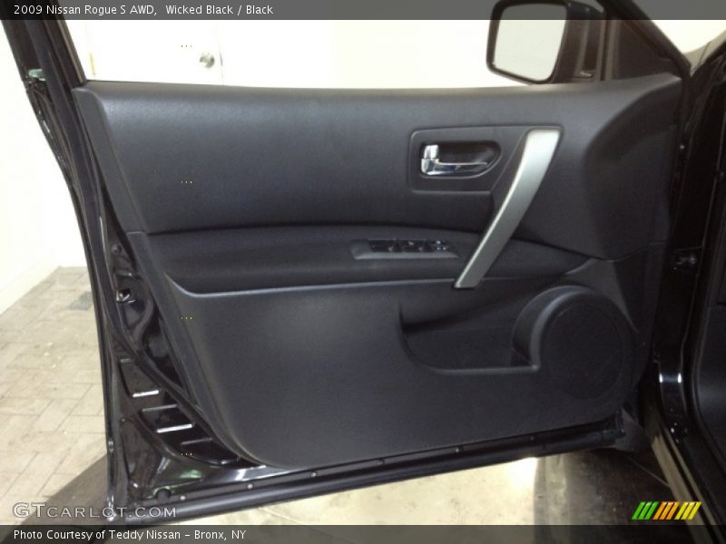 Wicked Black / Black 2009 Nissan Rogue S AWD