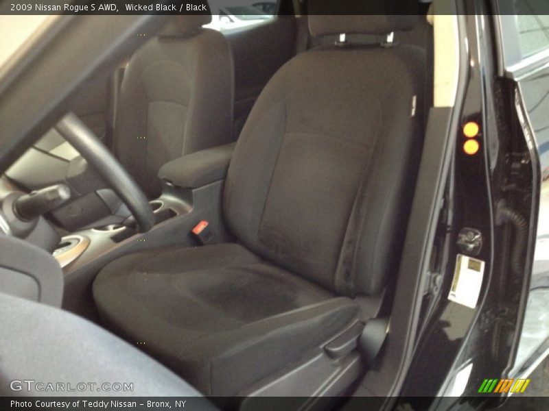Wicked Black / Black 2009 Nissan Rogue S AWD