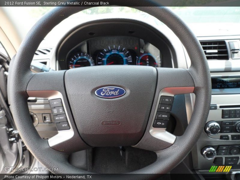 Sterling Grey Metallic / Charcoal Black 2012 Ford Fusion SE