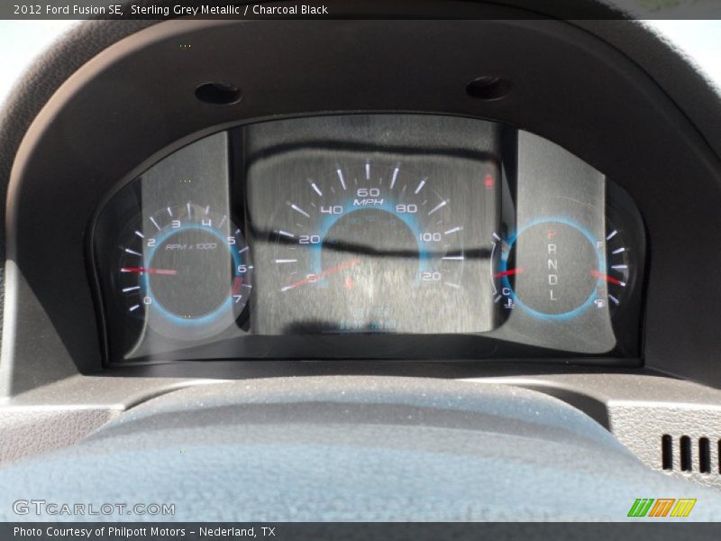 Sterling Grey Metallic / Charcoal Black 2012 Ford Fusion SE
