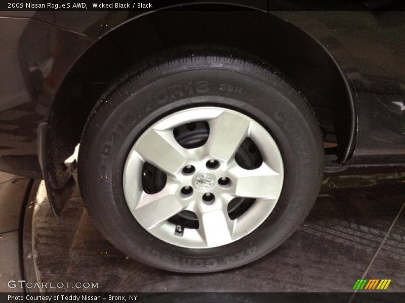 Wicked Black / Black 2009 Nissan Rogue S AWD