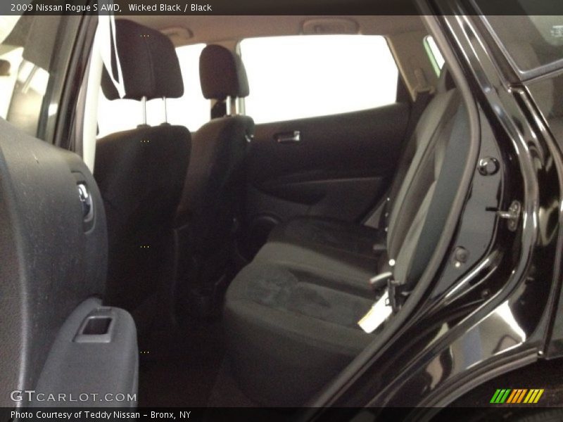 Wicked Black / Black 2009 Nissan Rogue S AWD