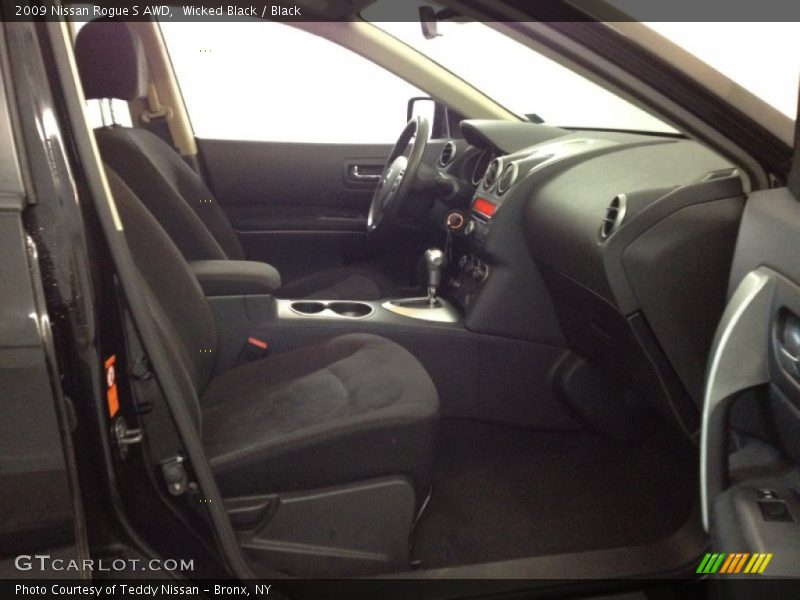 Wicked Black / Black 2009 Nissan Rogue S AWD