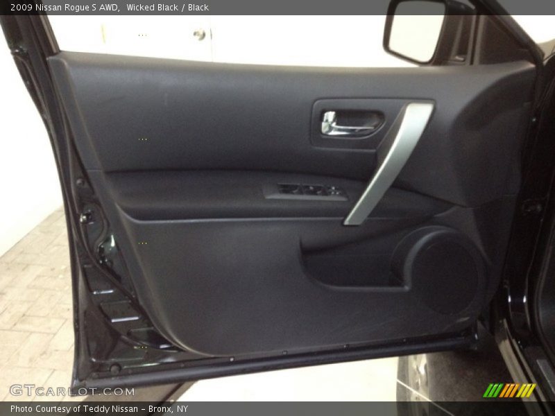 Wicked Black / Black 2009 Nissan Rogue S AWD