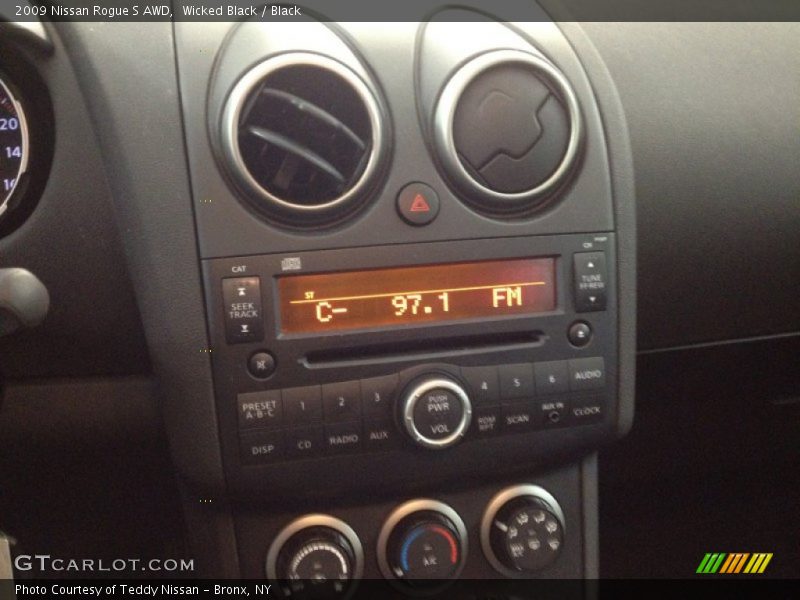 Wicked Black / Black 2009 Nissan Rogue S AWD