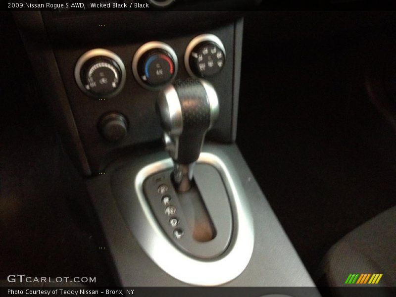 Wicked Black / Black 2009 Nissan Rogue S AWD