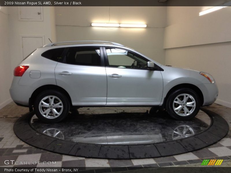 Silver Ice / Black 2009 Nissan Rogue SL AWD