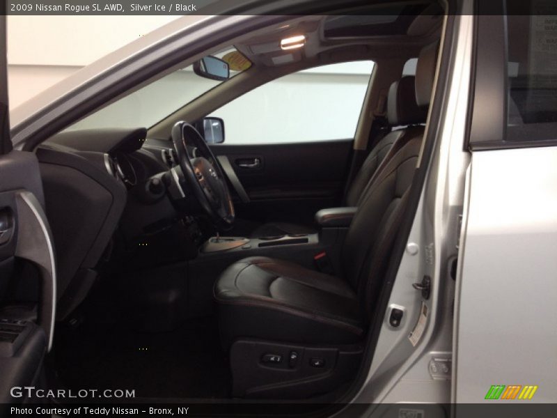 Silver Ice / Black 2009 Nissan Rogue SL AWD