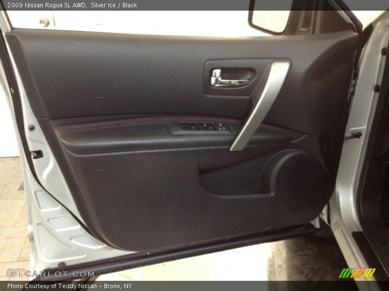 Silver Ice / Black 2009 Nissan Rogue SL AWD