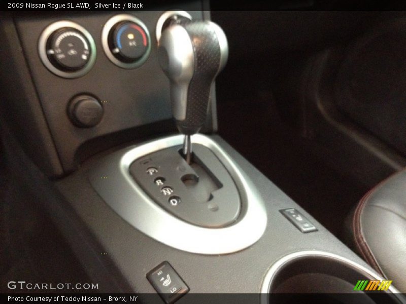 Silver Ice / Black 2009 Nissan Rogue SL AWD