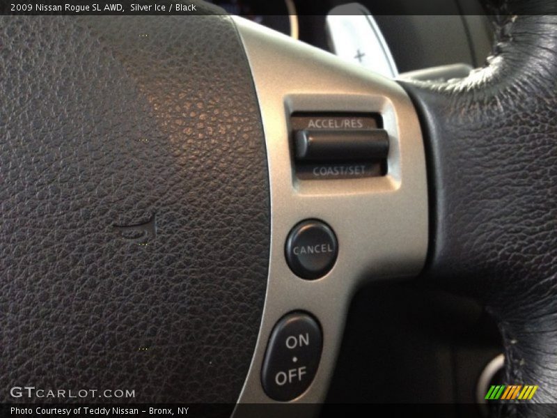 Silver Ice / Black 2009 Nissan Rogue SL AWD
