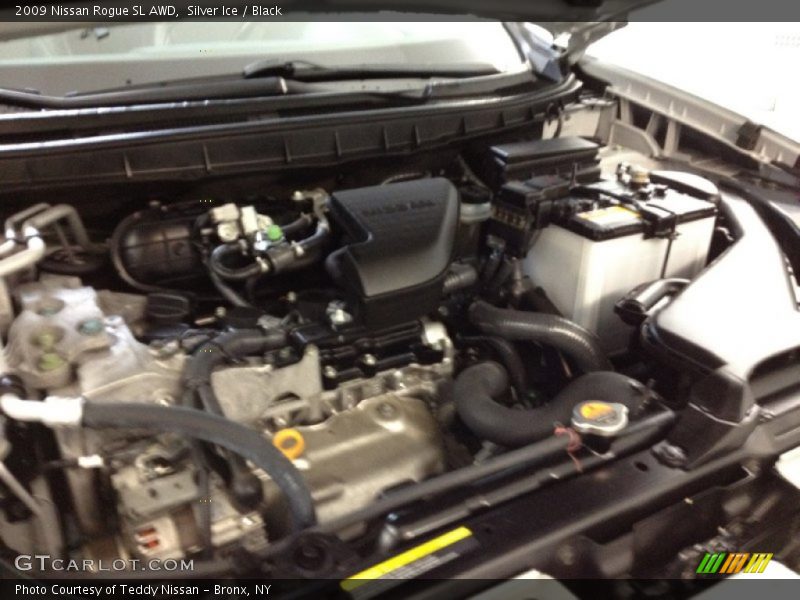 Silver Ice / Black 2009 Nissan Rogue SL AWD