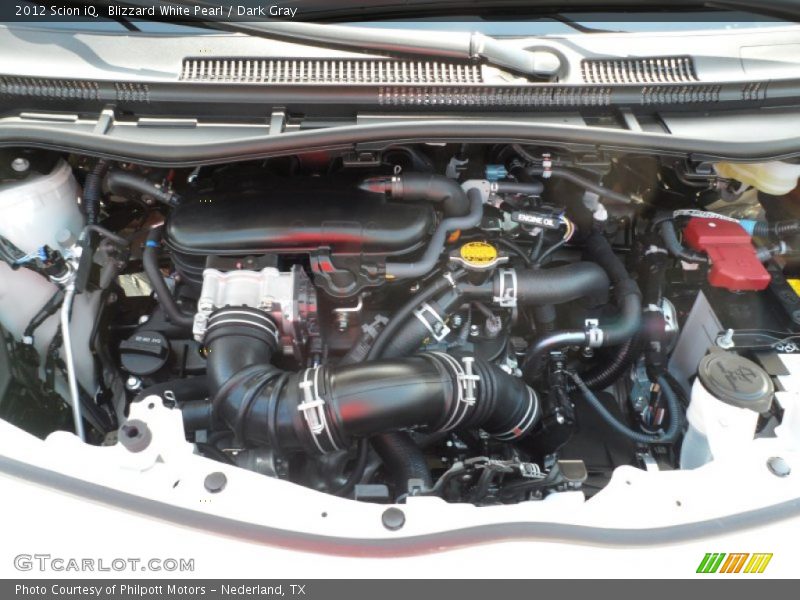 Blizzard White Pearl / Dark Gray 2012 Scion iQ