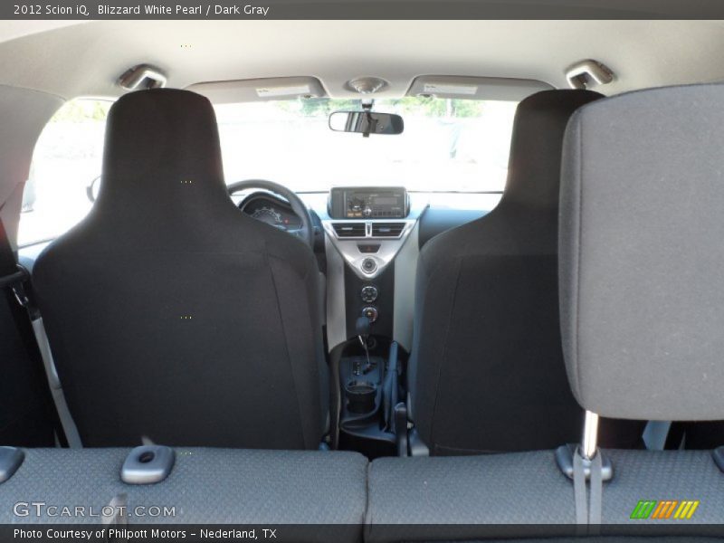Blizzard White Pearl / Dark Gray 2012 Scion iQ