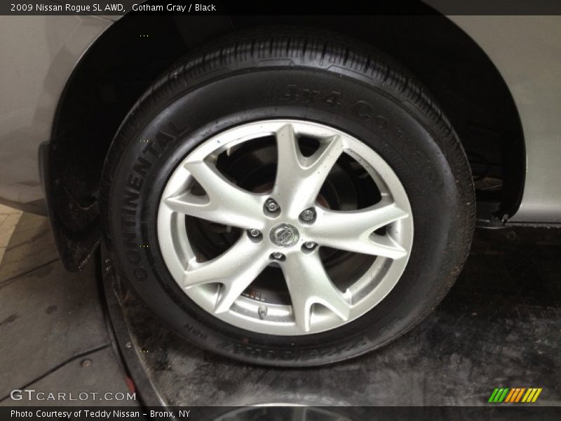 Gotham Gray / Black 2009 Nissan Rogue SL AWD