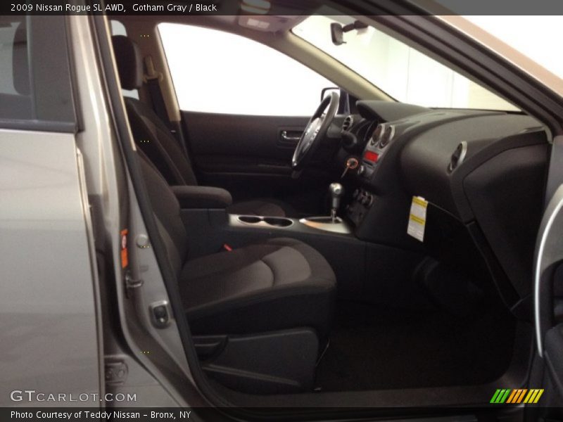 Gotham Gray / Black 2009 Nissan Rogue SL AWD