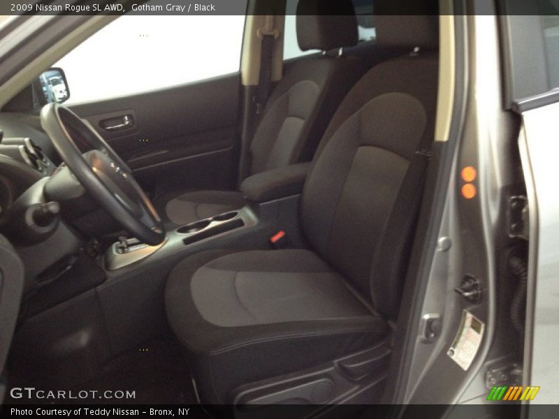 Gotham Gray / Black 2009 Nissan Rogue SL AWD