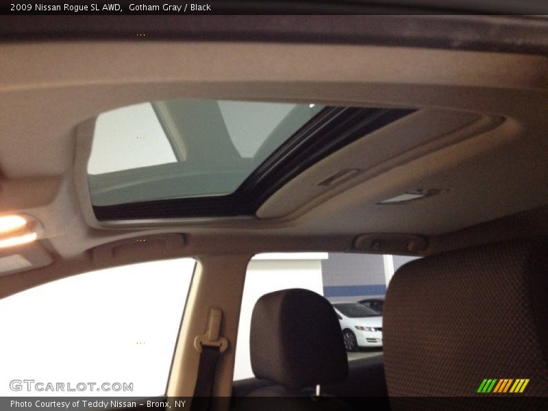 Gotham Gray / Black 2009 Nissan Rogue SL AWD