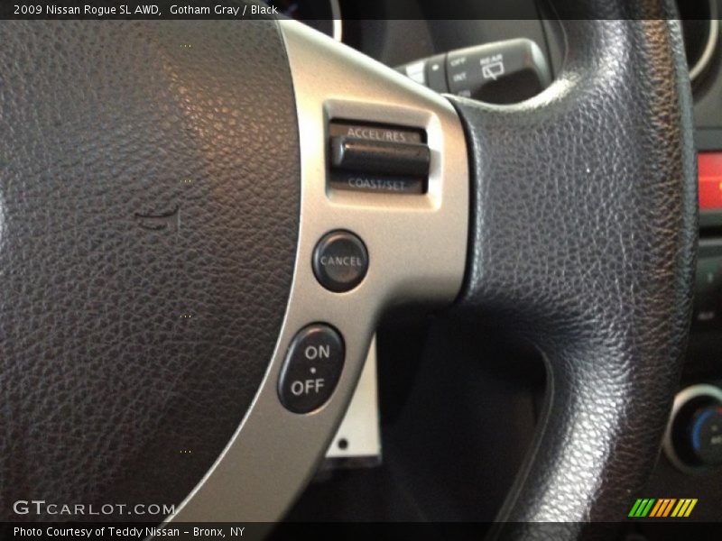Gotham Gray / Black 2009 Nissan Rogue SL AWD