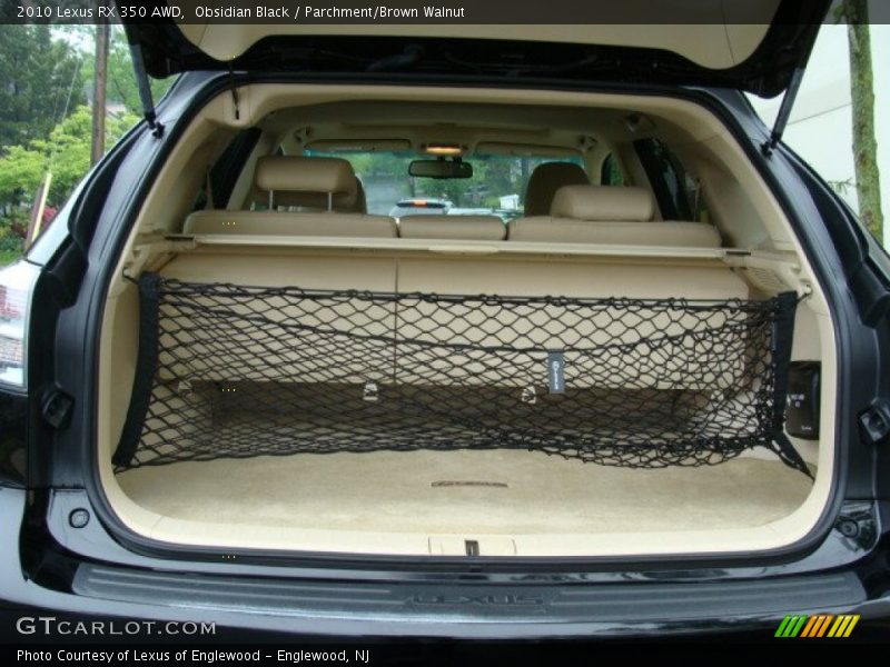 Obsidian Black / Parchment/Brown Walnut 2010 Lexus RX 350 AWD