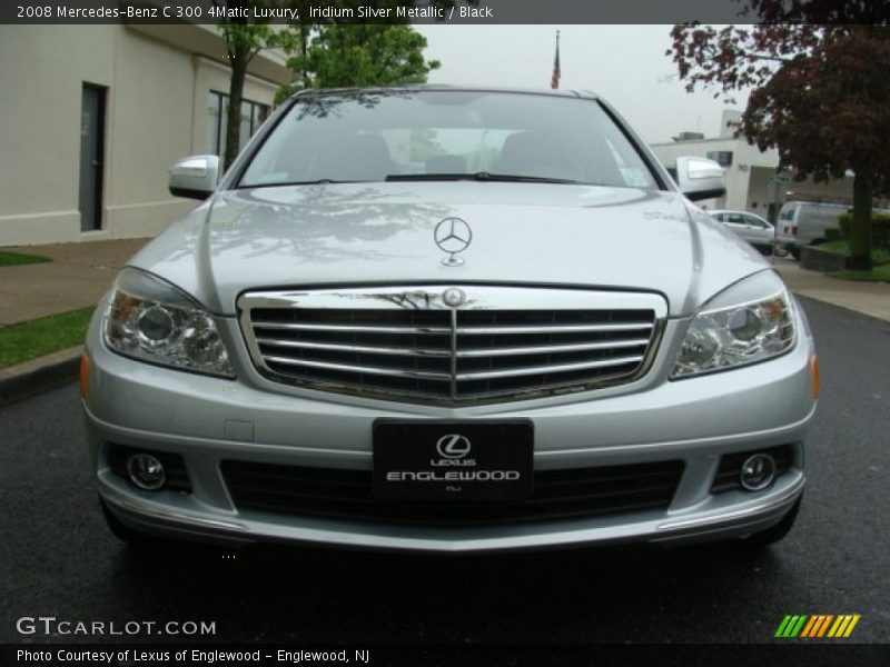 Iridium Silver Metallic / Black 2008 Mercedes-Benz C 300 4Matic Luxury