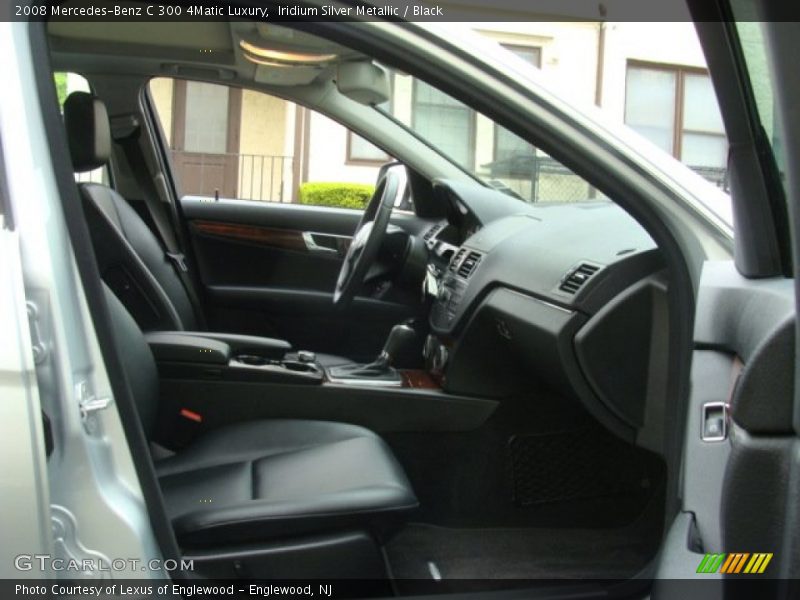 Iridium Silver Metallic / Black 2008 Mercedes-Benz C 300 4Matic Luxury