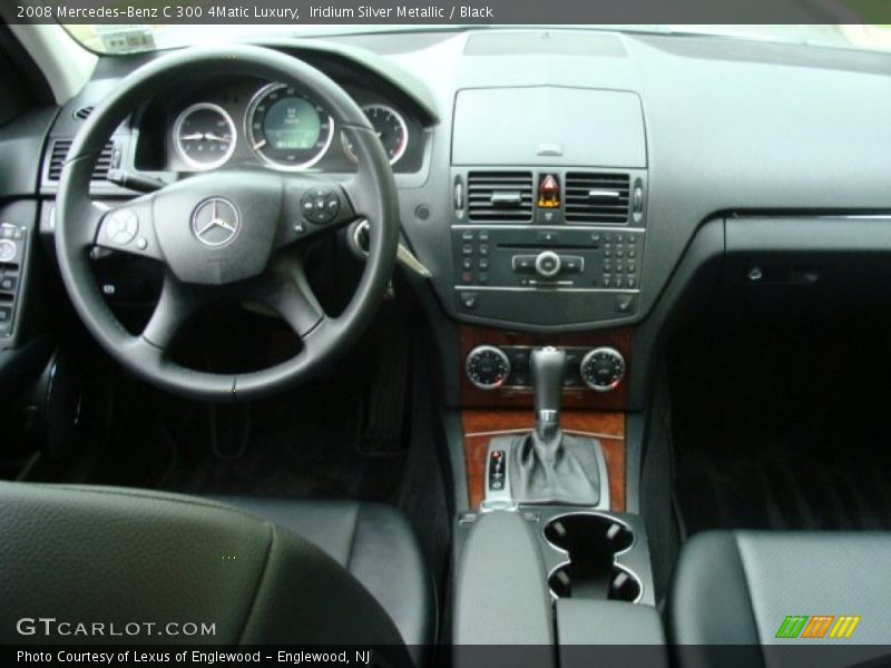 Iridium Silver Metallic / Black 2008 Mercedes-Benz C 300 4Matic Luxury