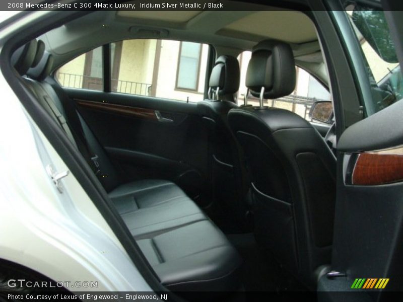 Iridium Silver Metallic / Black 2008 Mercedes-Benz C 300 4Matic Luxury
